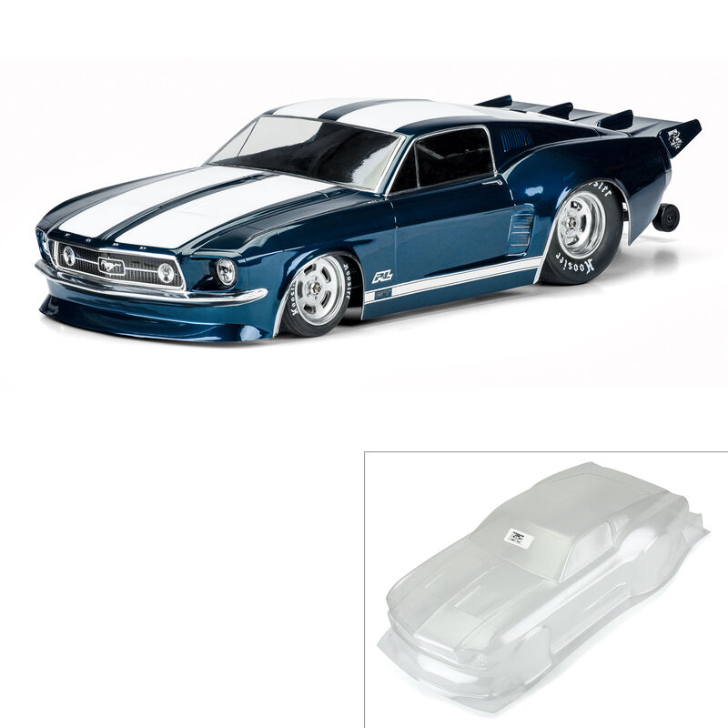 PRO357300 Proline Racing 1/10 1967 Ford Mustang Clear Body Drag Car